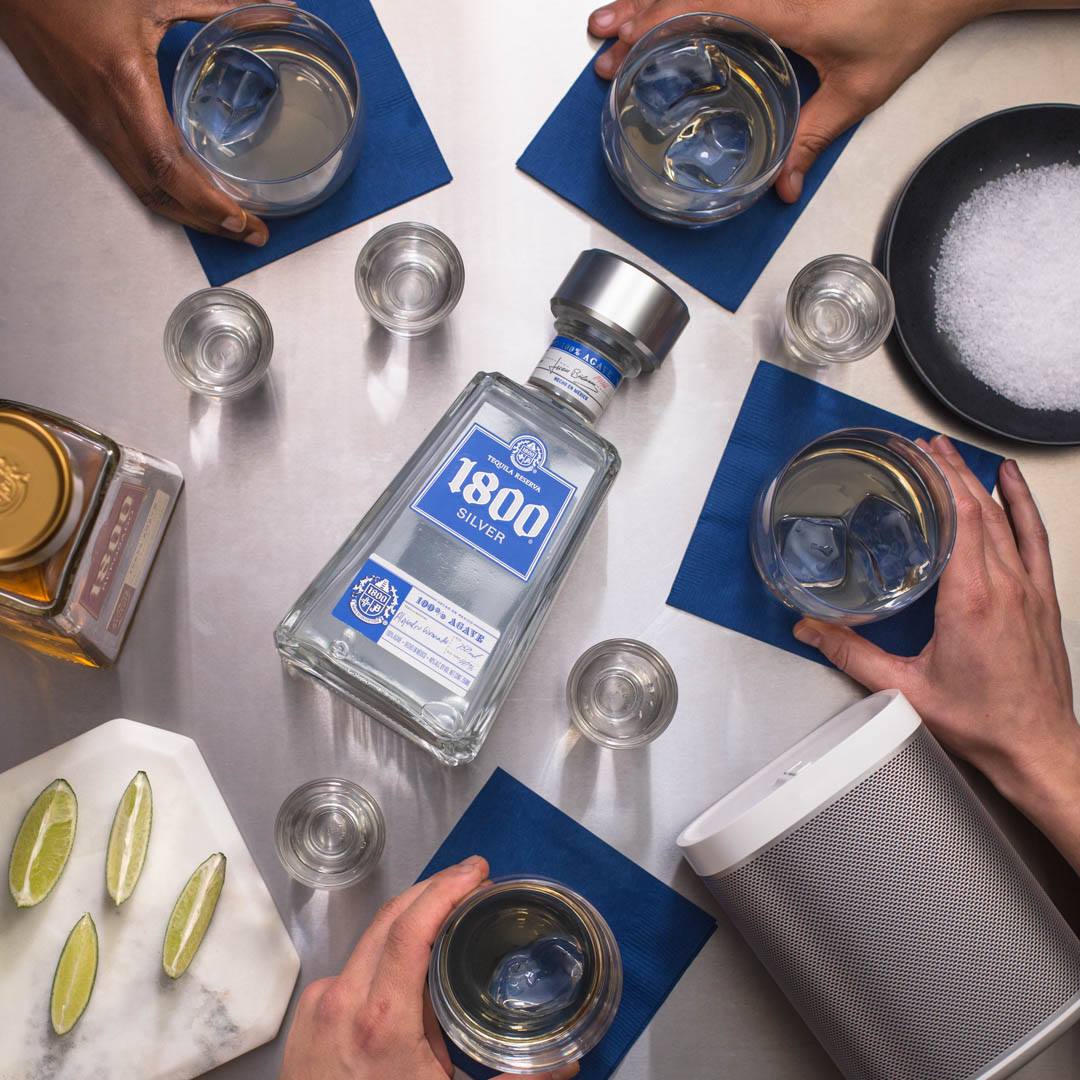 1800 Silver Tequila 750ml - Image 3