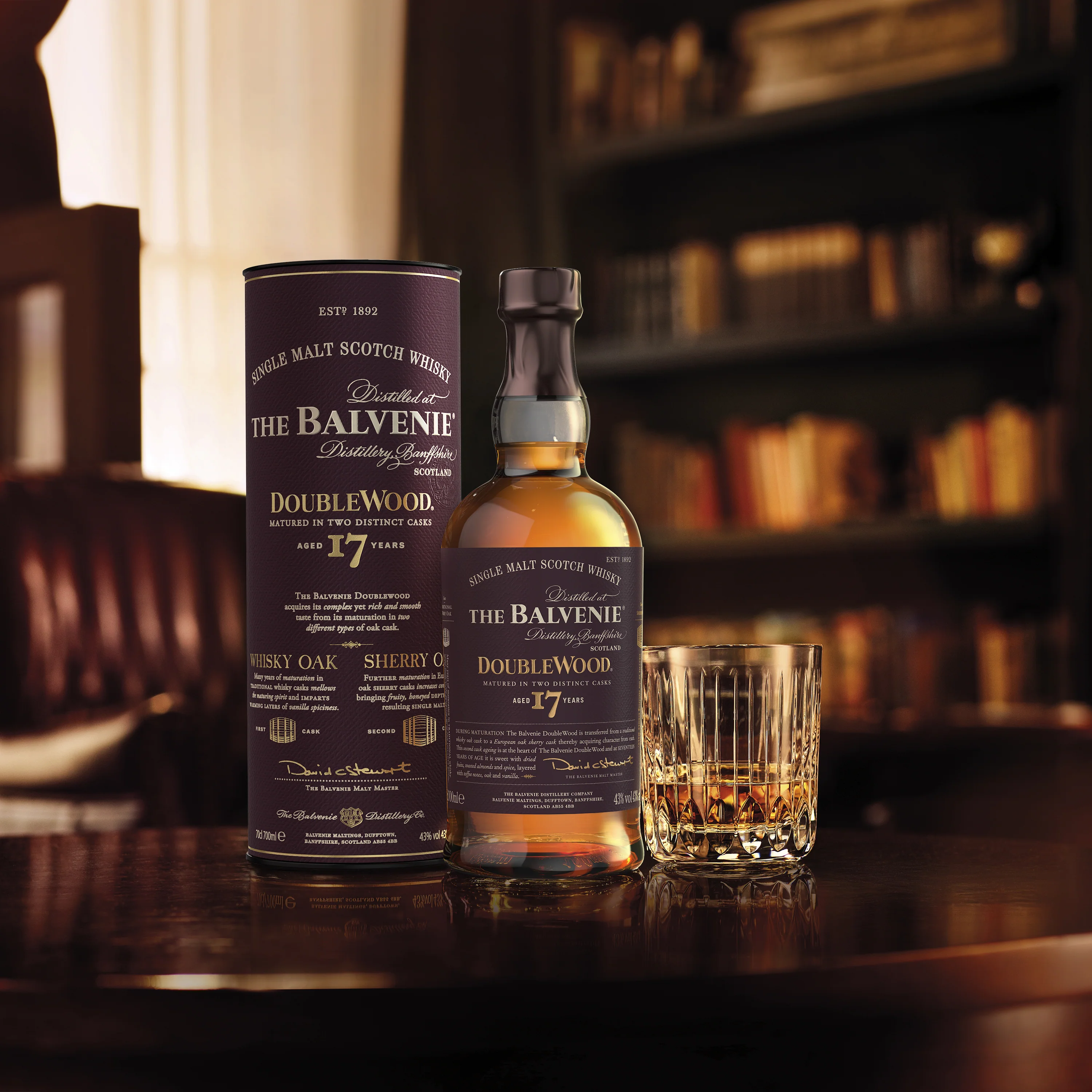Balvenie 17yrs Doublewood 700ml - Image 3