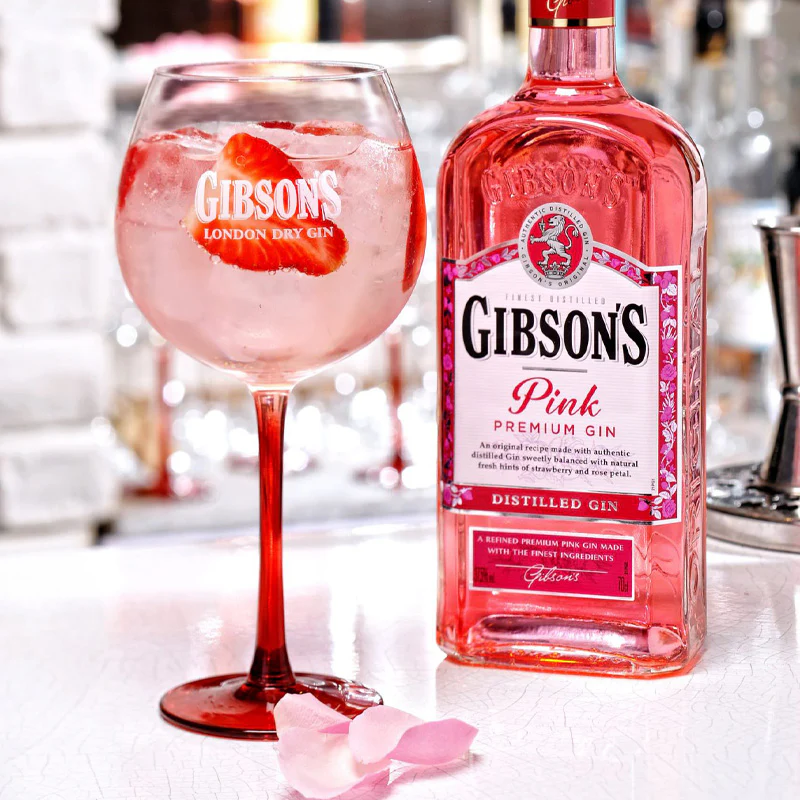 Gibson's Pink Gin - 700ml - Image 5