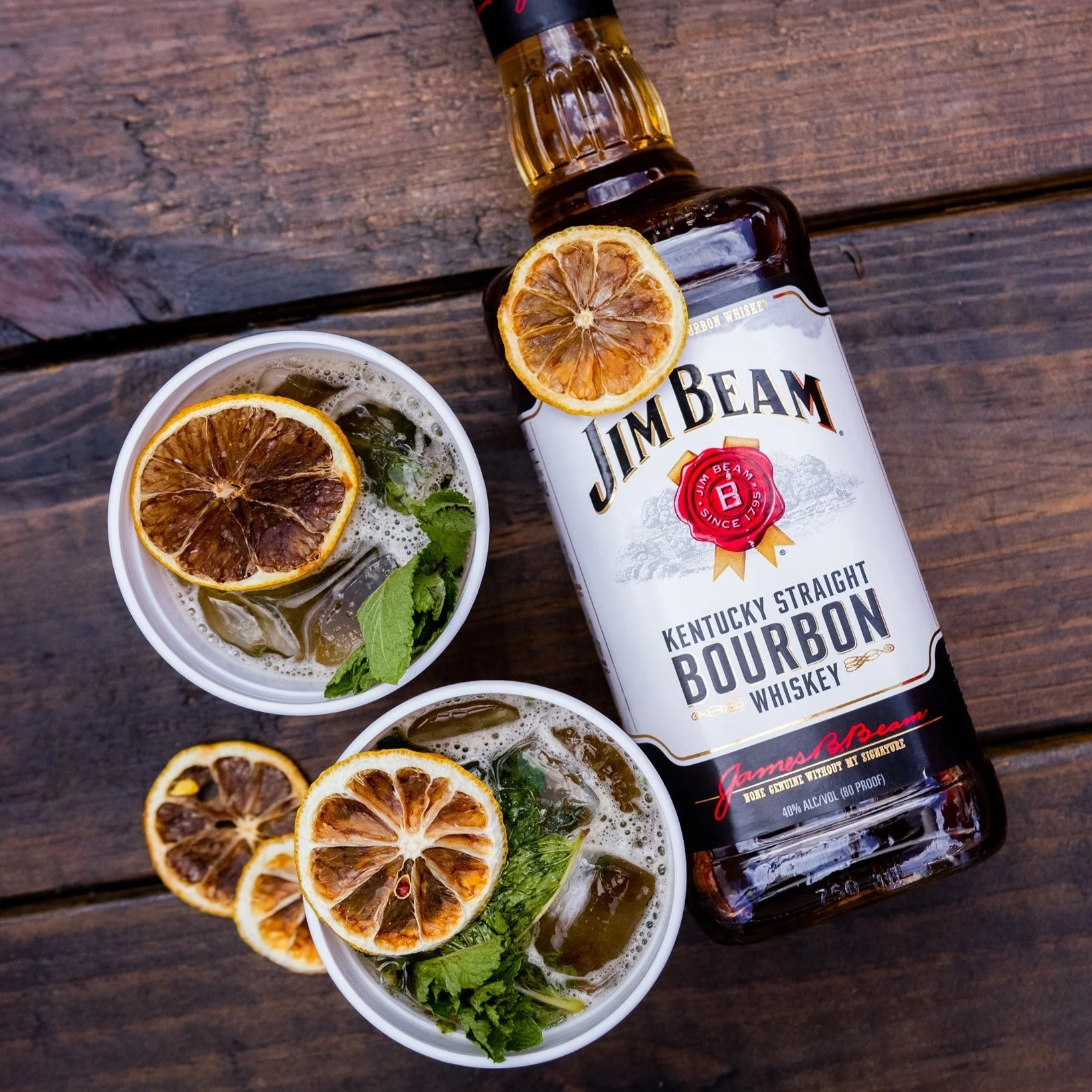 Jim Beam White Bourbon Whiskey 700ml - Image 3