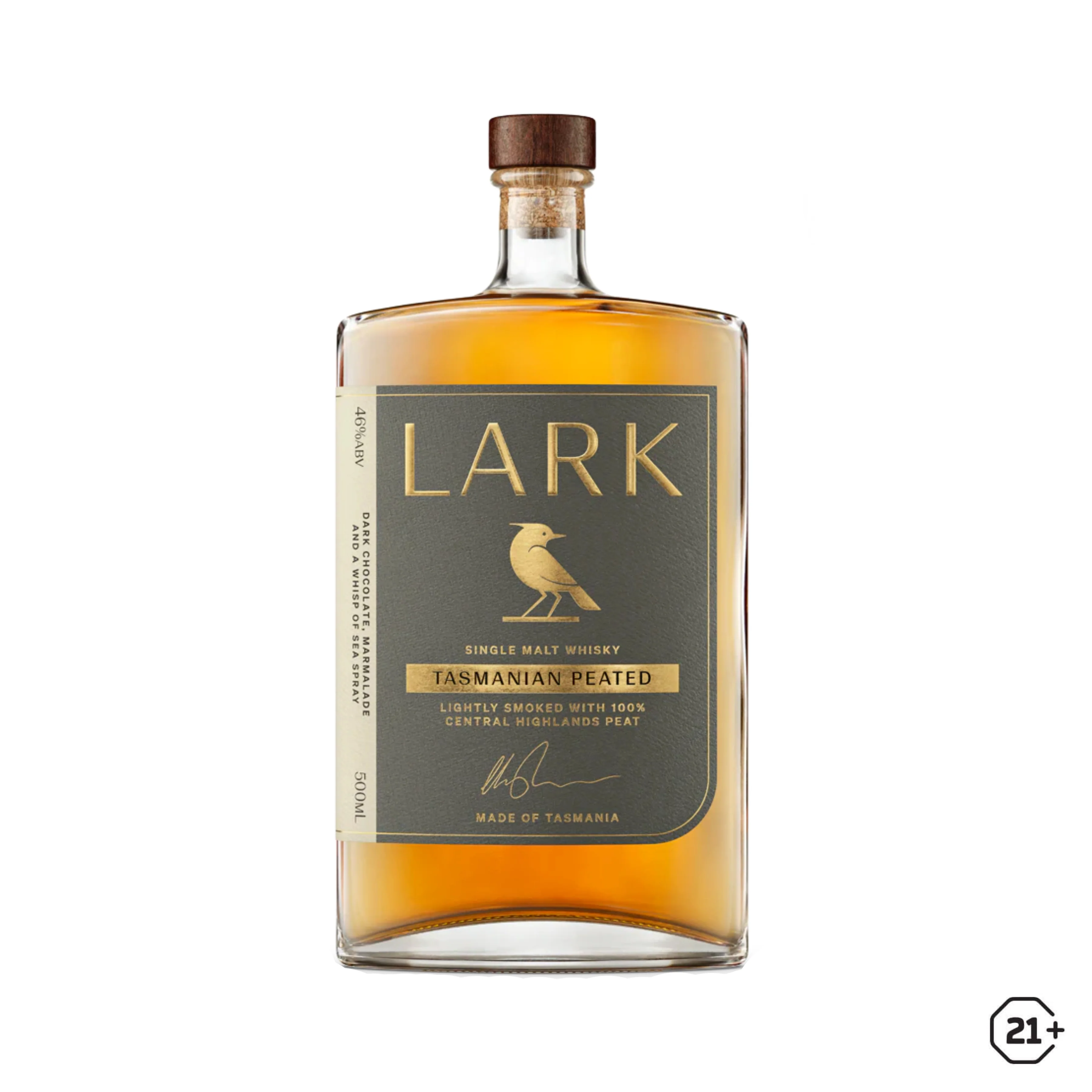 Lark Tasmanian Peated 500ml - Image 2